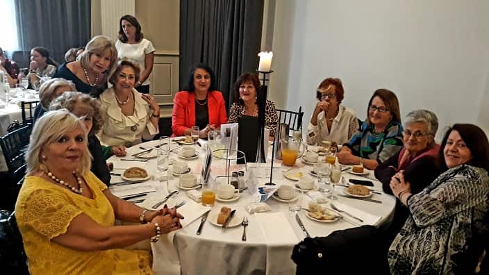 "m.a.d. woman foundation" and AHEPA's "Daughters of Penelope" event. 