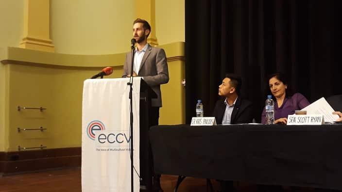 Adam Pulford, candidate for the Greens.