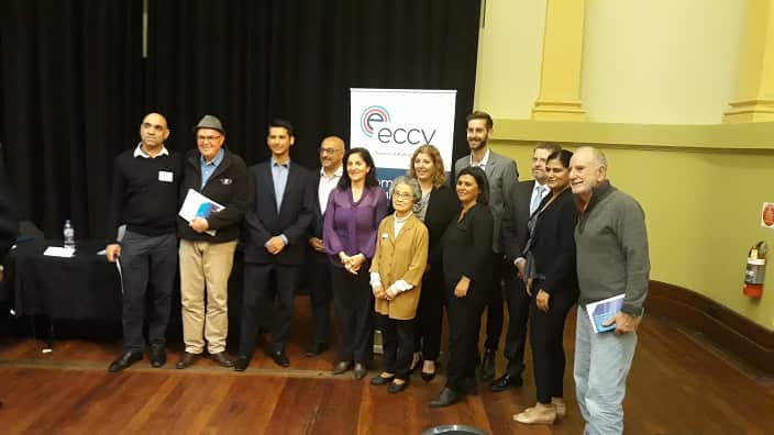 At Brunswick's Town Hall.