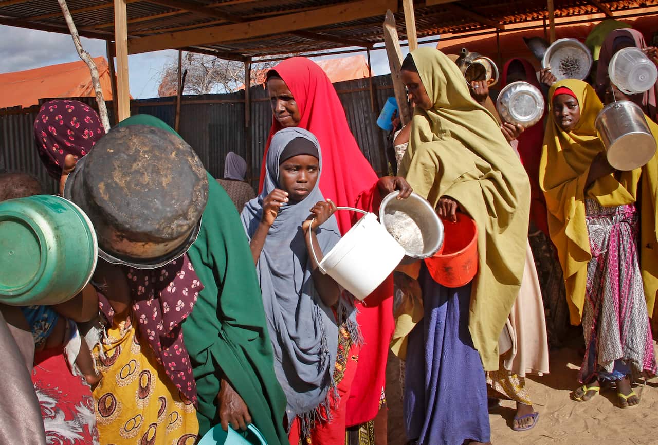 Conflict-hit Somalia ranks among the world's most vulnerable nations to climate change, and is in the midst of a crippling drought. 