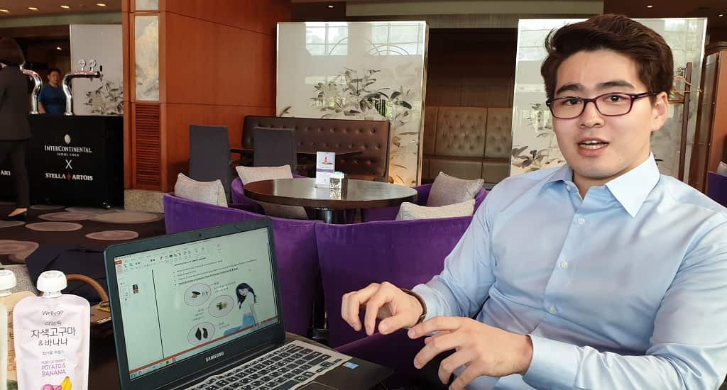 Jun Mo Yang, marketing manager of Foodistry