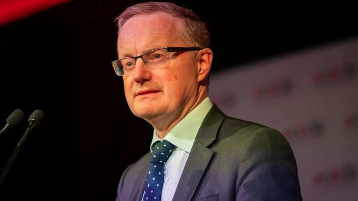 Reserve Bank Governor Philip Lowe speaks during a CEDA event at the Adelaide Convention Centre in Adelaide, Thursday, June 20, 2019.