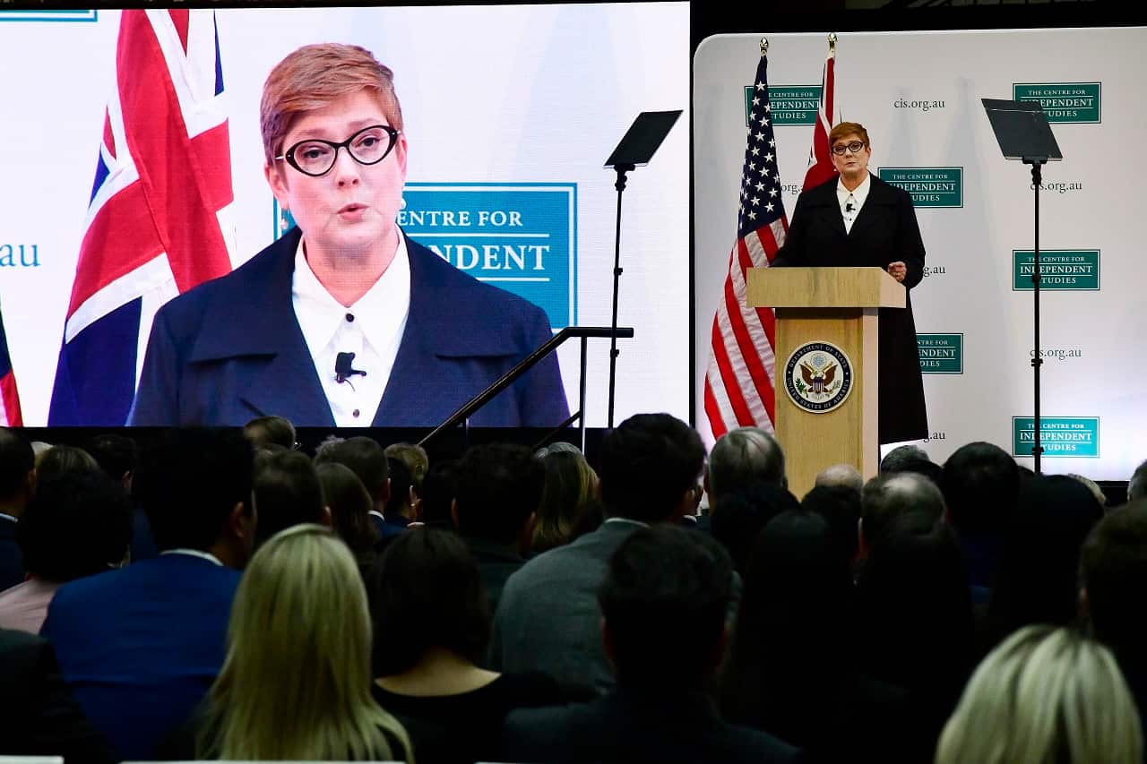 Australian FM Marise Payne.