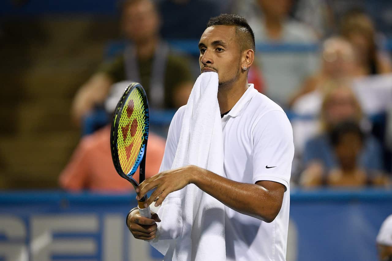 Nick Kyrgios, of Australia