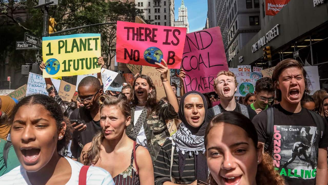 Climate change activists 