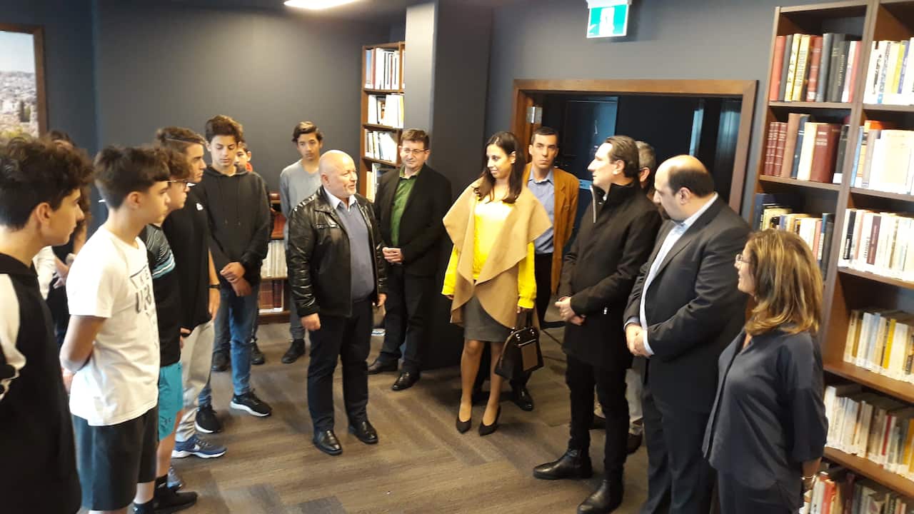 Greek Finance Department General Secretary, Christos Triantopoulos at Melbourne's Greek Community. 