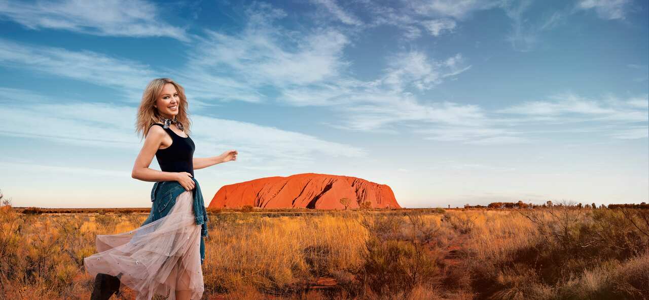 photo issued by Tourism Australia of Kylie Minogue, who stars in the company's latest promotional video, airing on ITV 