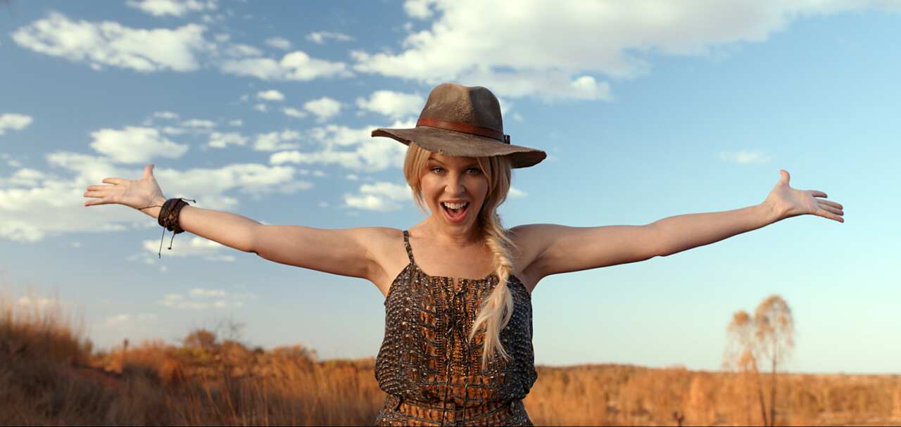 photo issued by Tourism Australia of Kylie Minogue, who stars in the company's latest promotional video, airing on ITV