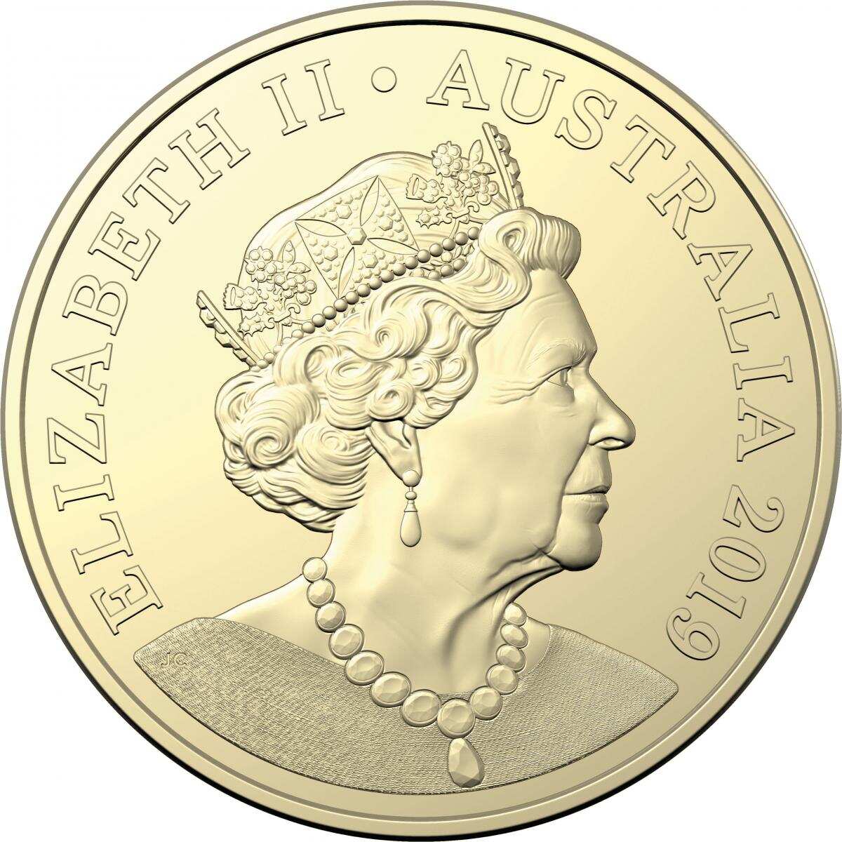 Sixth Coin Effigy of Her Majesty Queen Elizabeth II 2019 $1 Uncirculated Coin