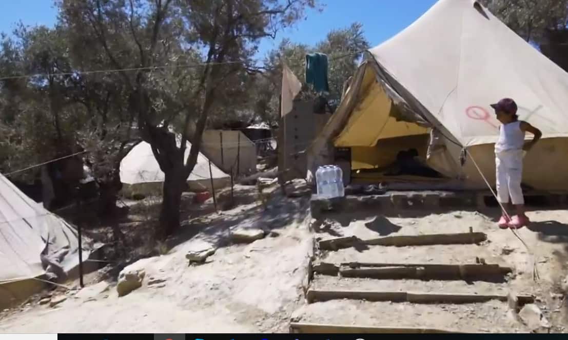 Screenshot from Dateline "Welcome to Lesvos" report