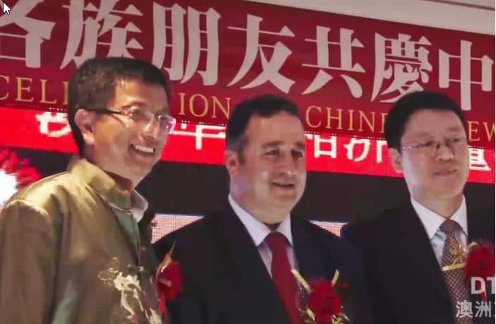 John Zhang, Shaoquett Moselmane and Consul Sun Yantao