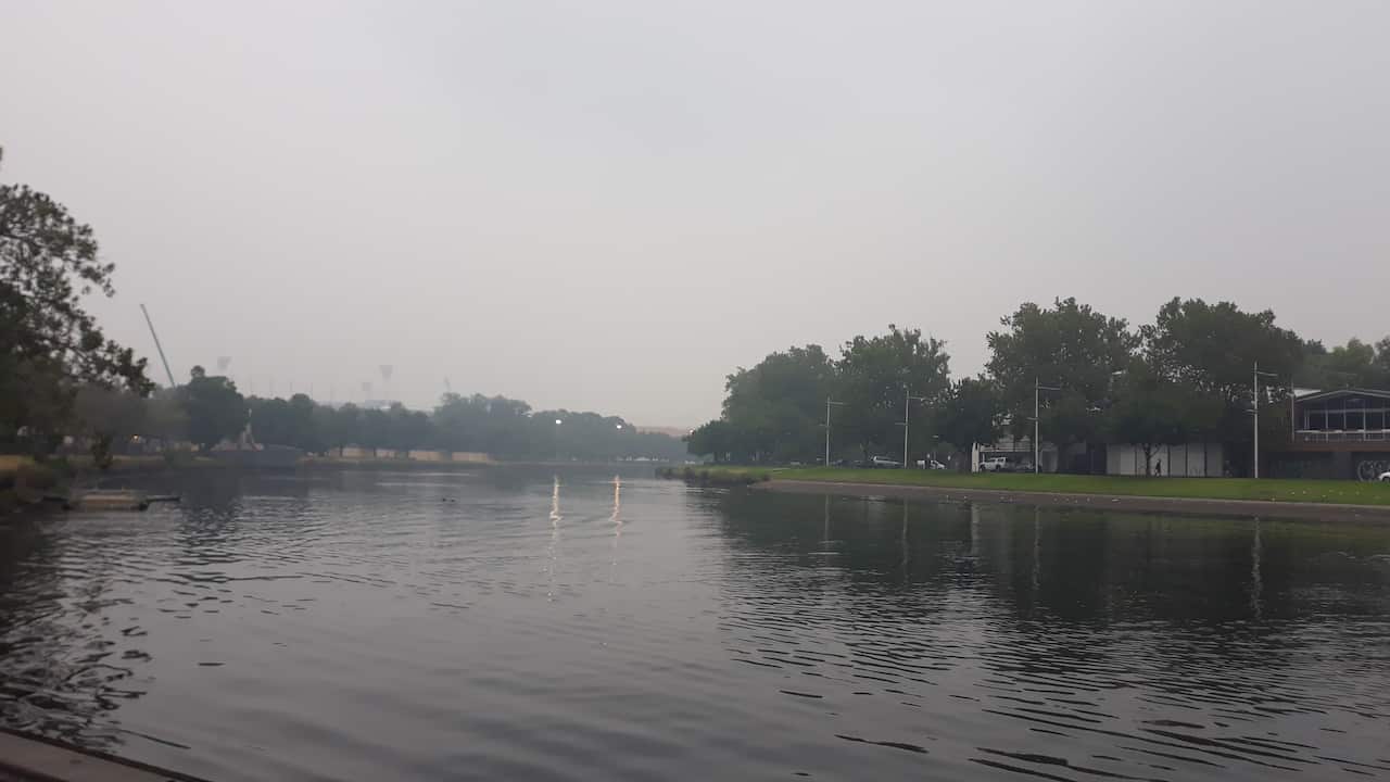 Melbourne's Yarra river. 