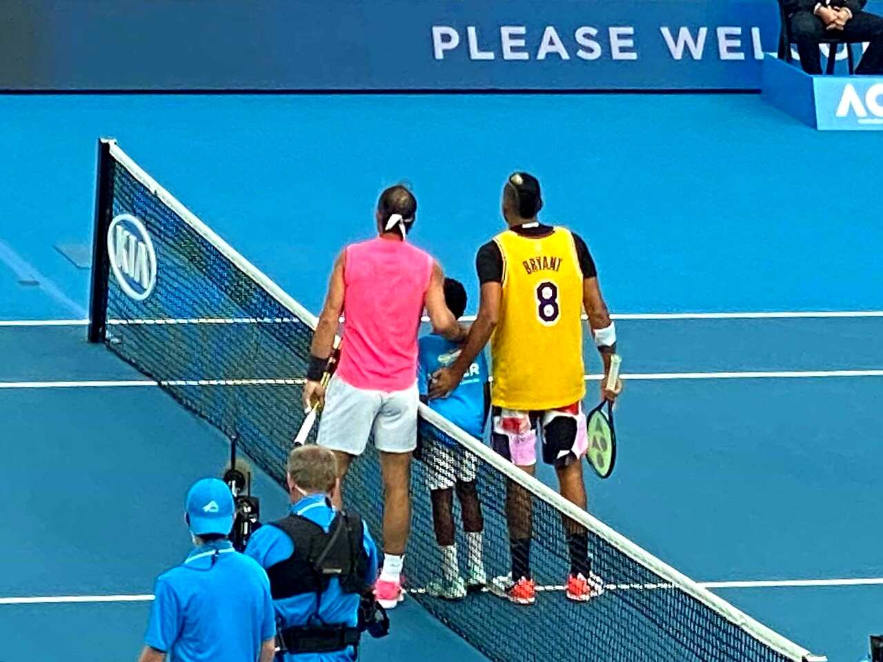 Rafael Nadal, Nick Kyrgios. 