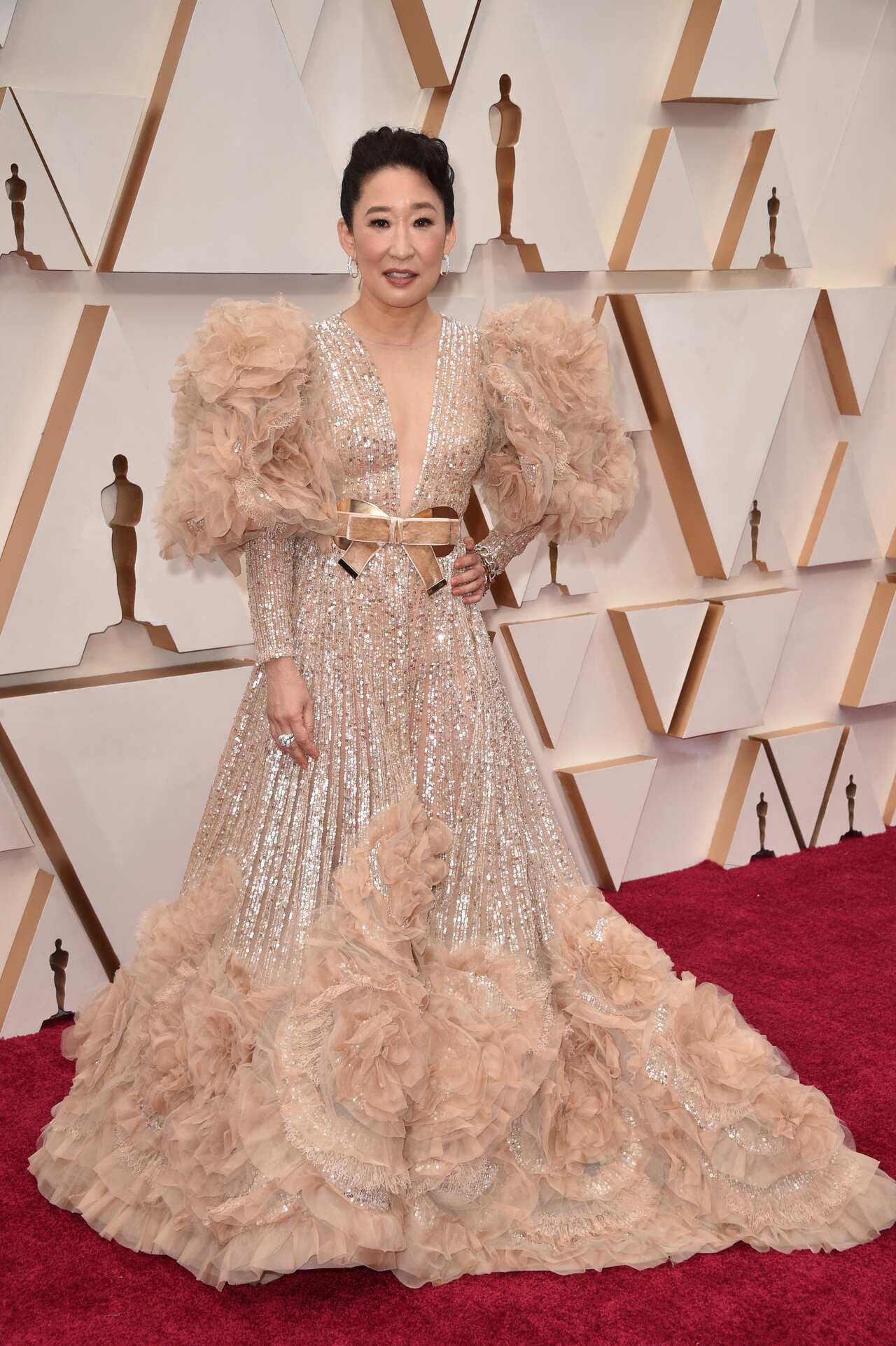 Sandra Oh attending the 92nd Annual Academy Awards (Oscars) at Hollywood and Highland on February 09, 2020 in Hollywood, Los Angeles, CA, USA. Photo by Lionel Hahn/ABACAPRESS.COM.