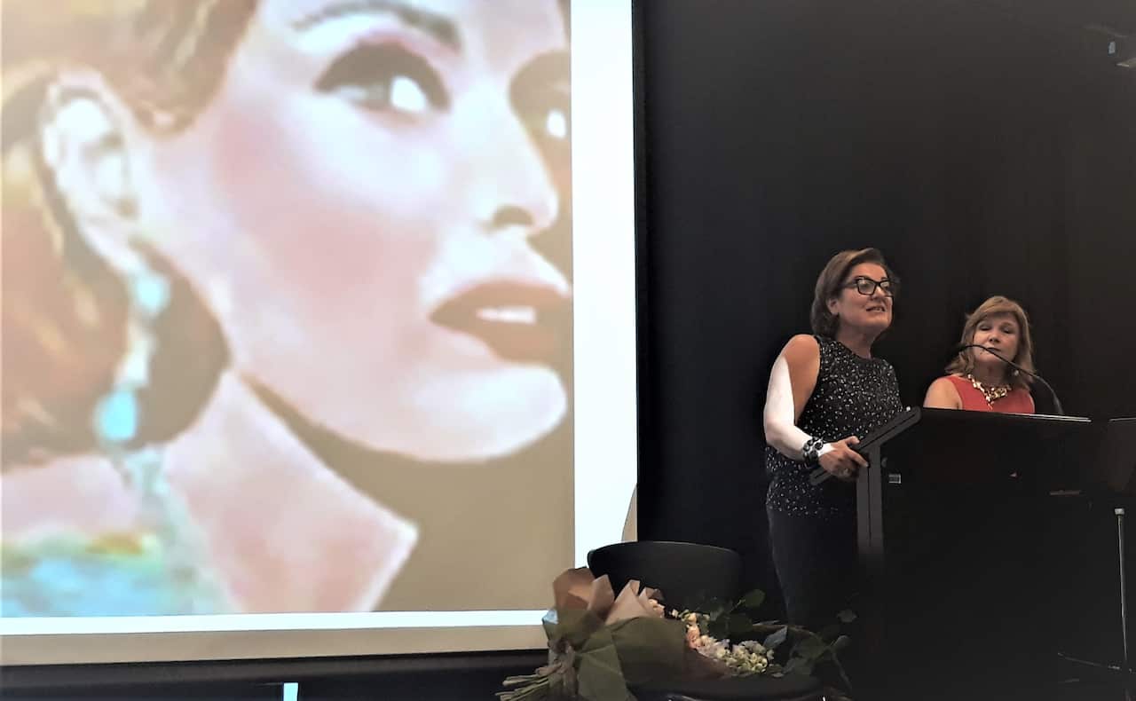 Maria Koundoura and Angela Velos. 