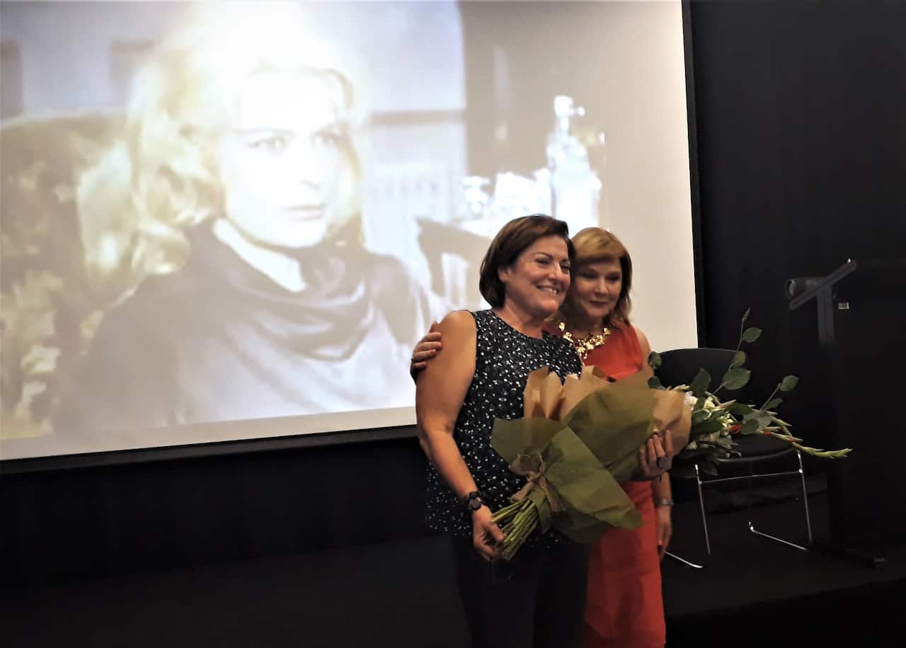 Maria Koundoura and Angela Velos. 