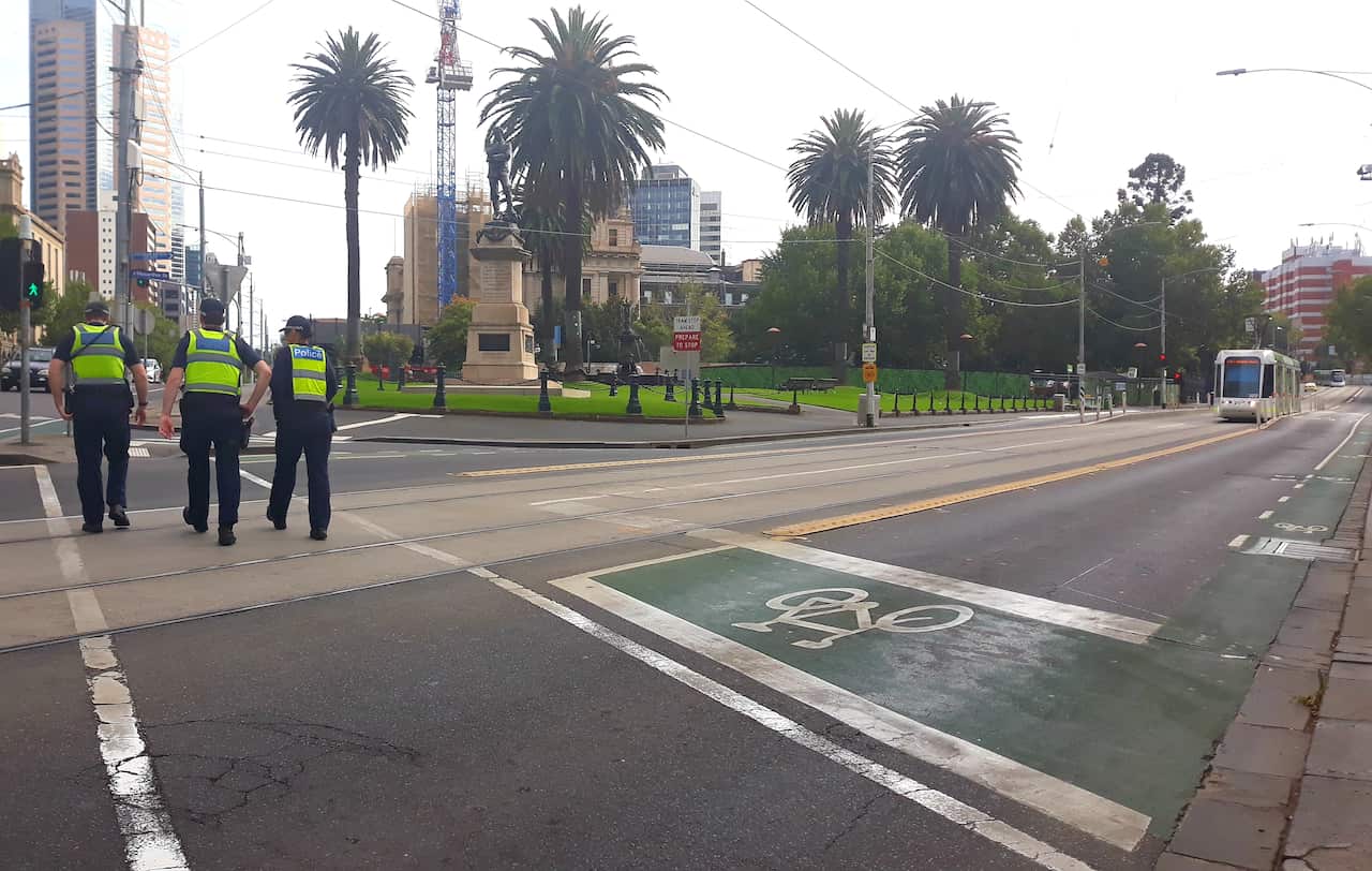 Spring Street, Melbourne (24.3.2020)