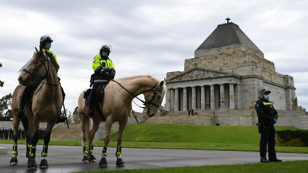 Shrine of Remembrance, Melbourne, Victoria. 