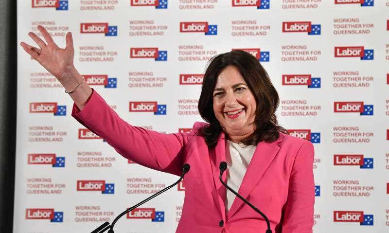 Annastasia Palaszczuk and Labor has clinched a third term in power - at the Queensland election