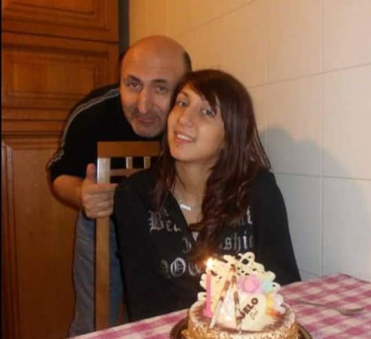 Barbara with her father