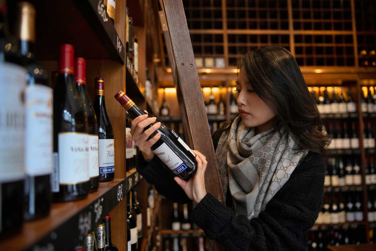 Chinese consumers favour European wines. 