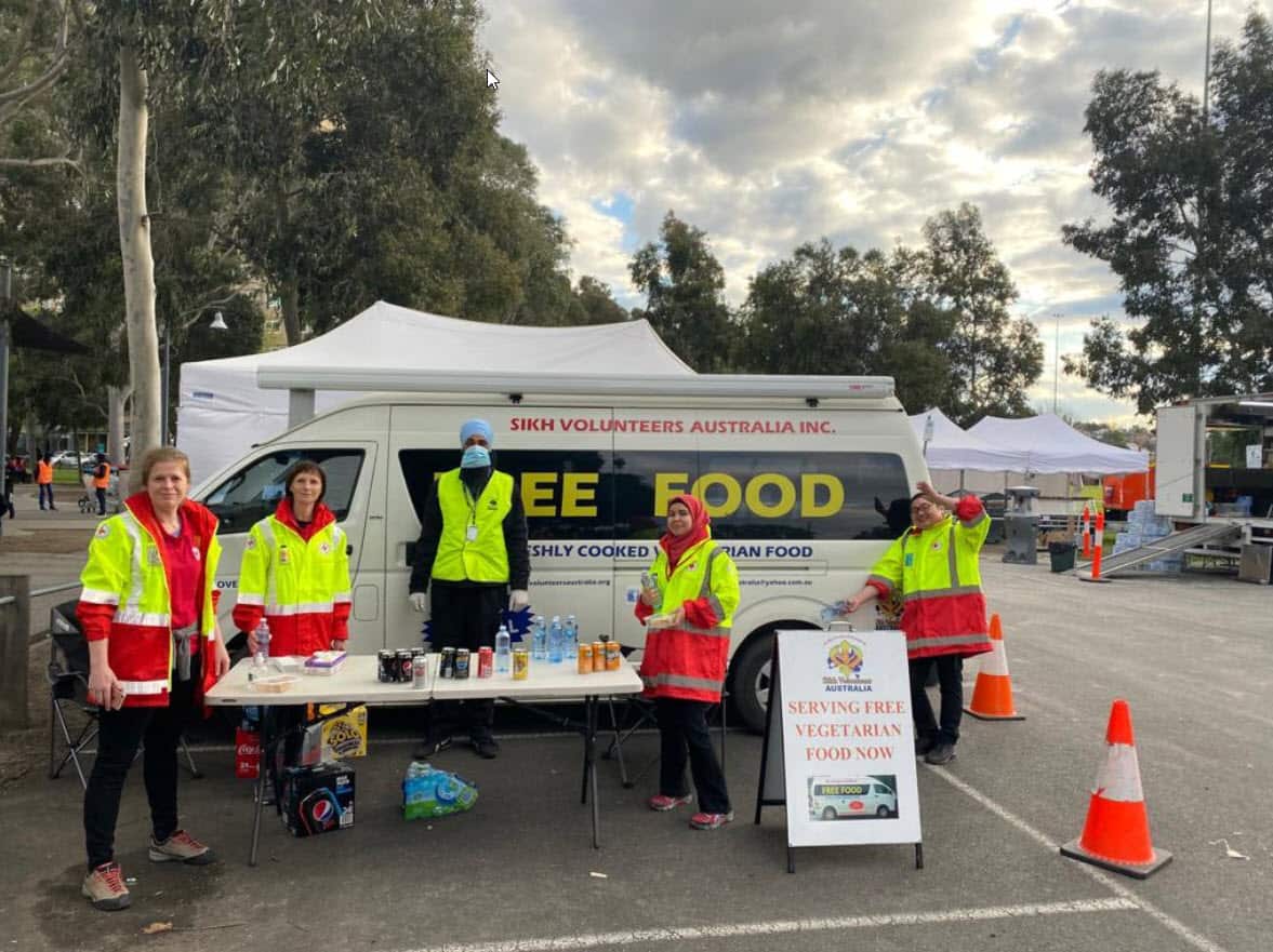 Sikh Volunteers Australia recognised for its services during Bushfires and COVID-19 lockdowns