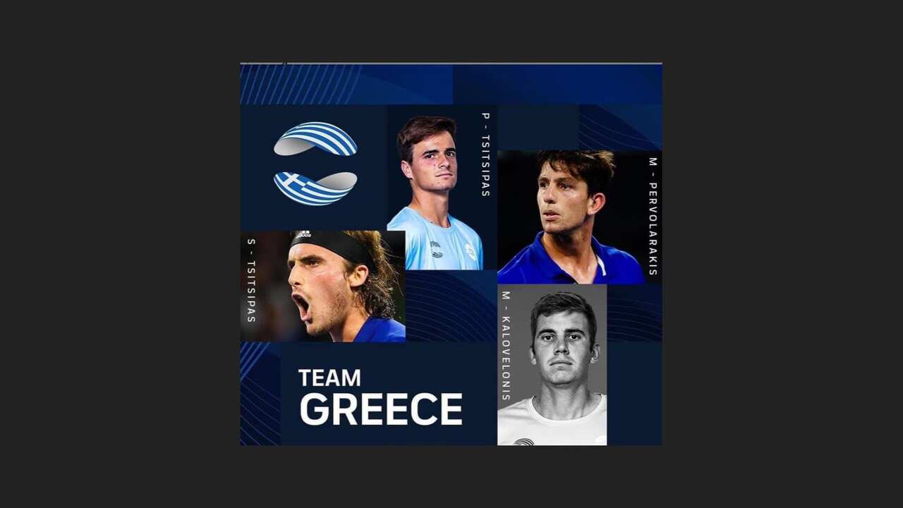 Stefanos Tsitsipas, Michail Pervolarakis, Markos Kalovelonis, Petros Tsitsipas. 