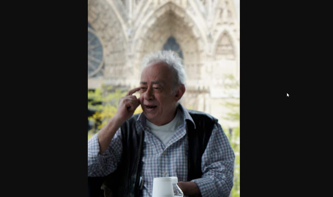 Greek author Vasilis Alexakis. 