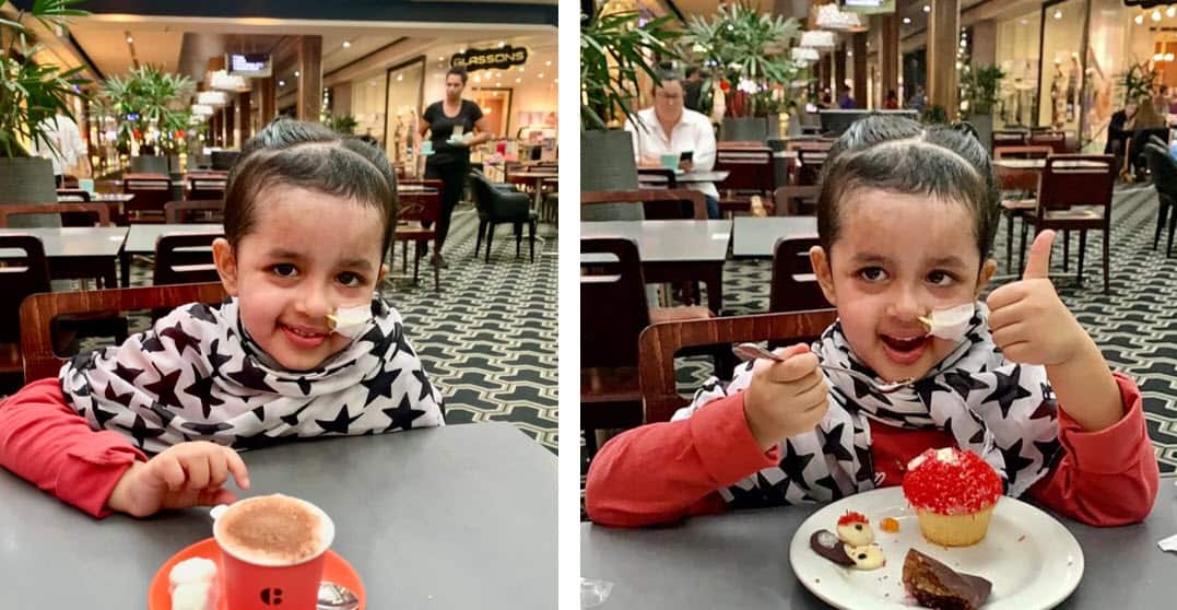 Kookie is returning back to normal (photo taken in April 2021)