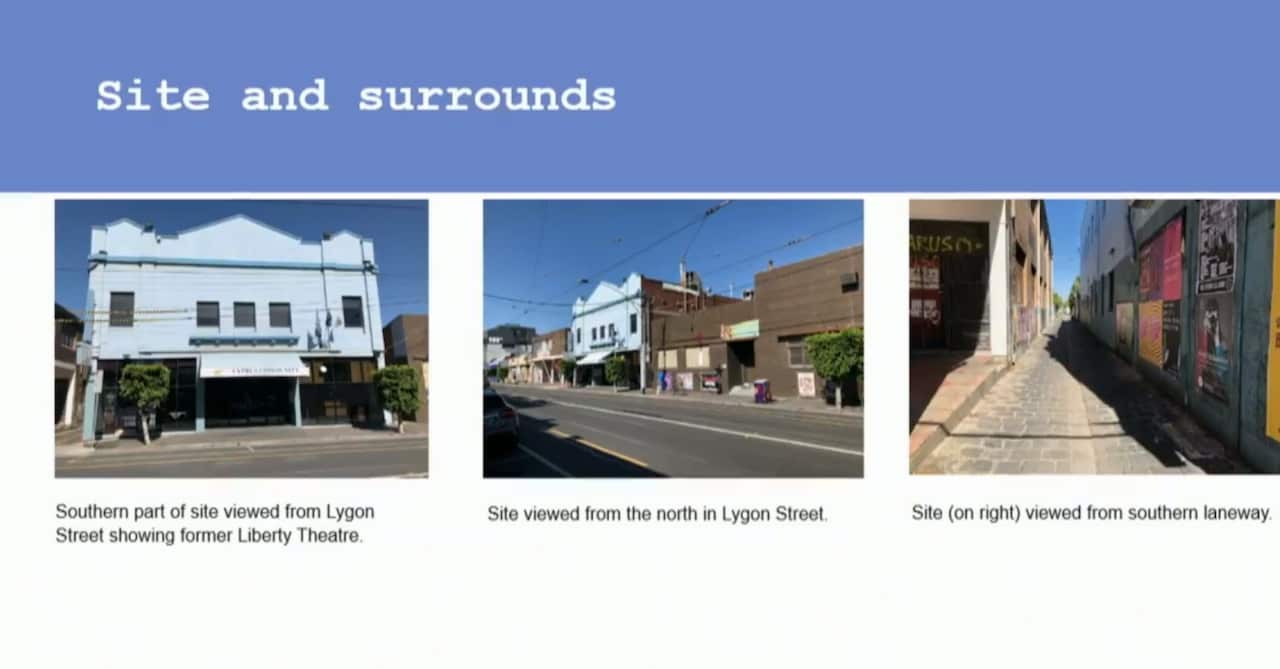 Site and surrounds of the Cyprus Club. 