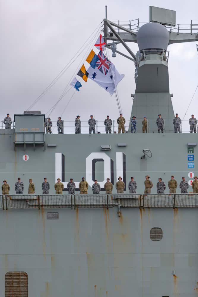 HMAS Adelaide returns Op Fiji Assist