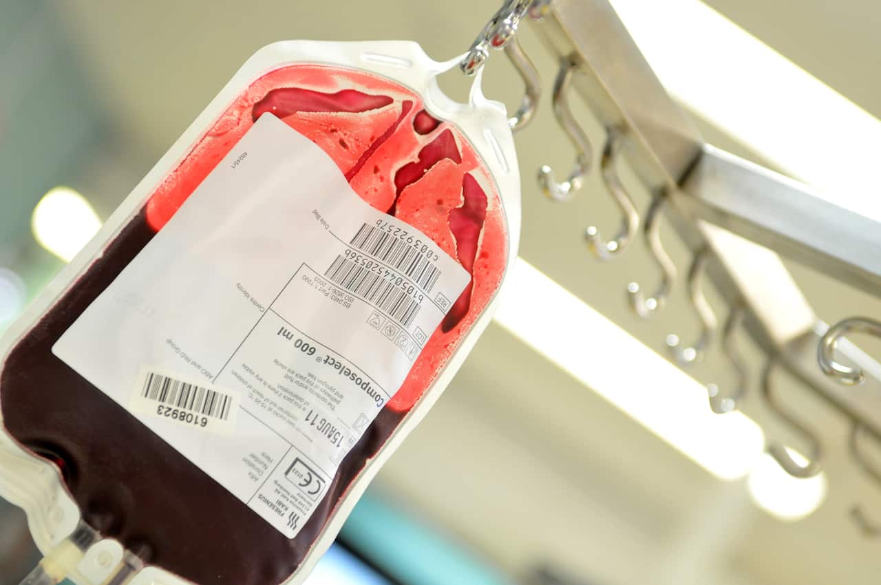 A supplied image obtained Tuesday, March 2, 2021.Australian Red Cross Lifeblood has issued an immediate appeal for 22,000 extra people to donate blood or plasma in the next fortnight. (AAP Image/Red Cross) NO ARCHIVING, EDITORIAL USE ONLY