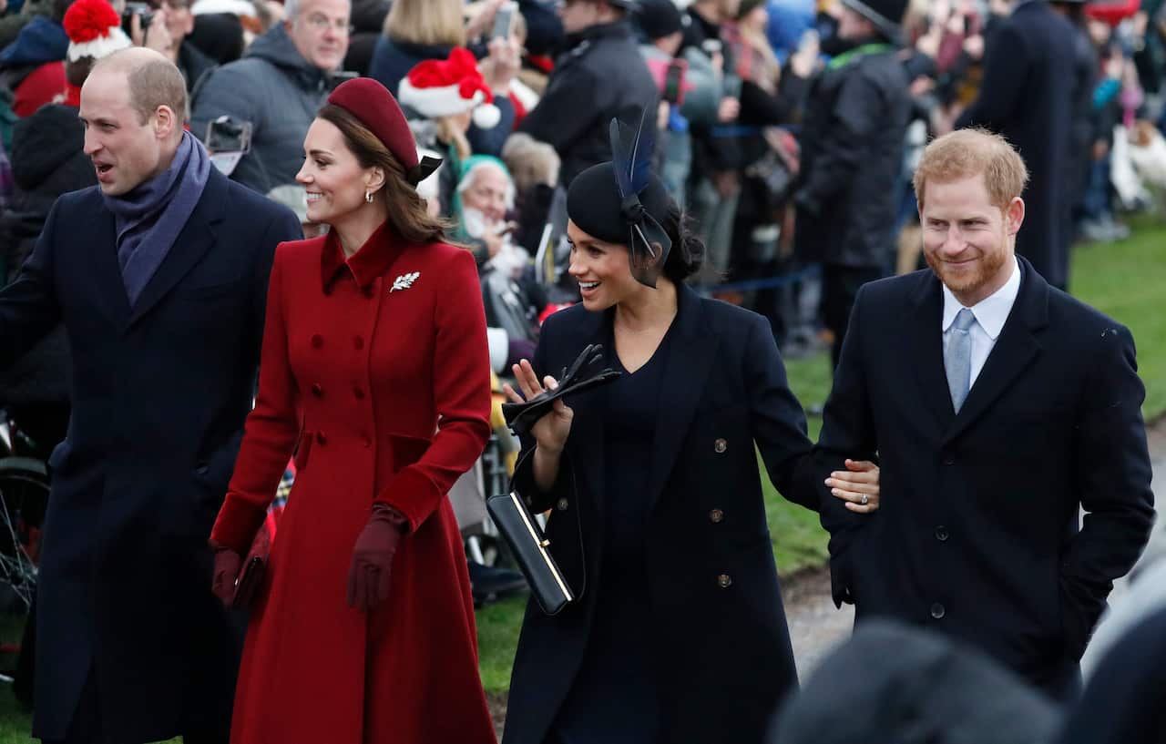 Meghan Kate William Harry England