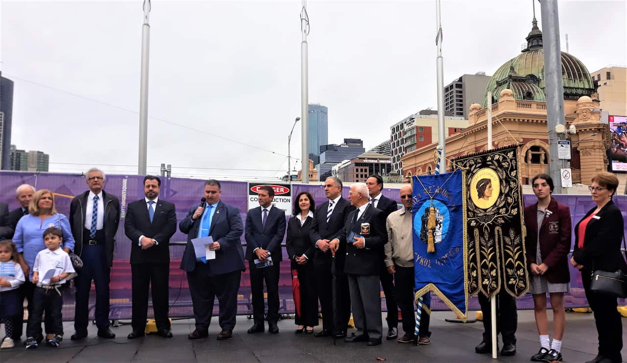 25 March 2021, Federation Square, melbourne. 