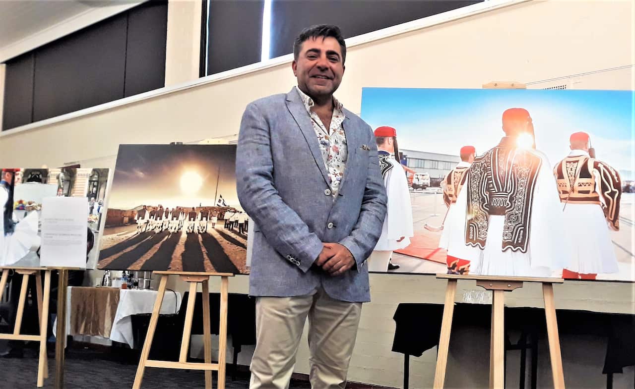 Greek Australian photographer Nick Bourdaniotis. 