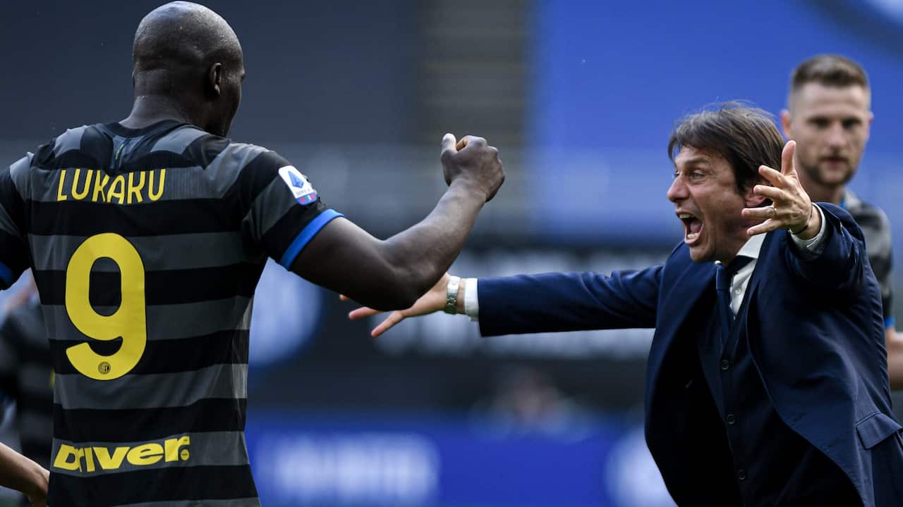 Romelu Lukaku e Antonio Conte, i due simboli dello scudetto interista