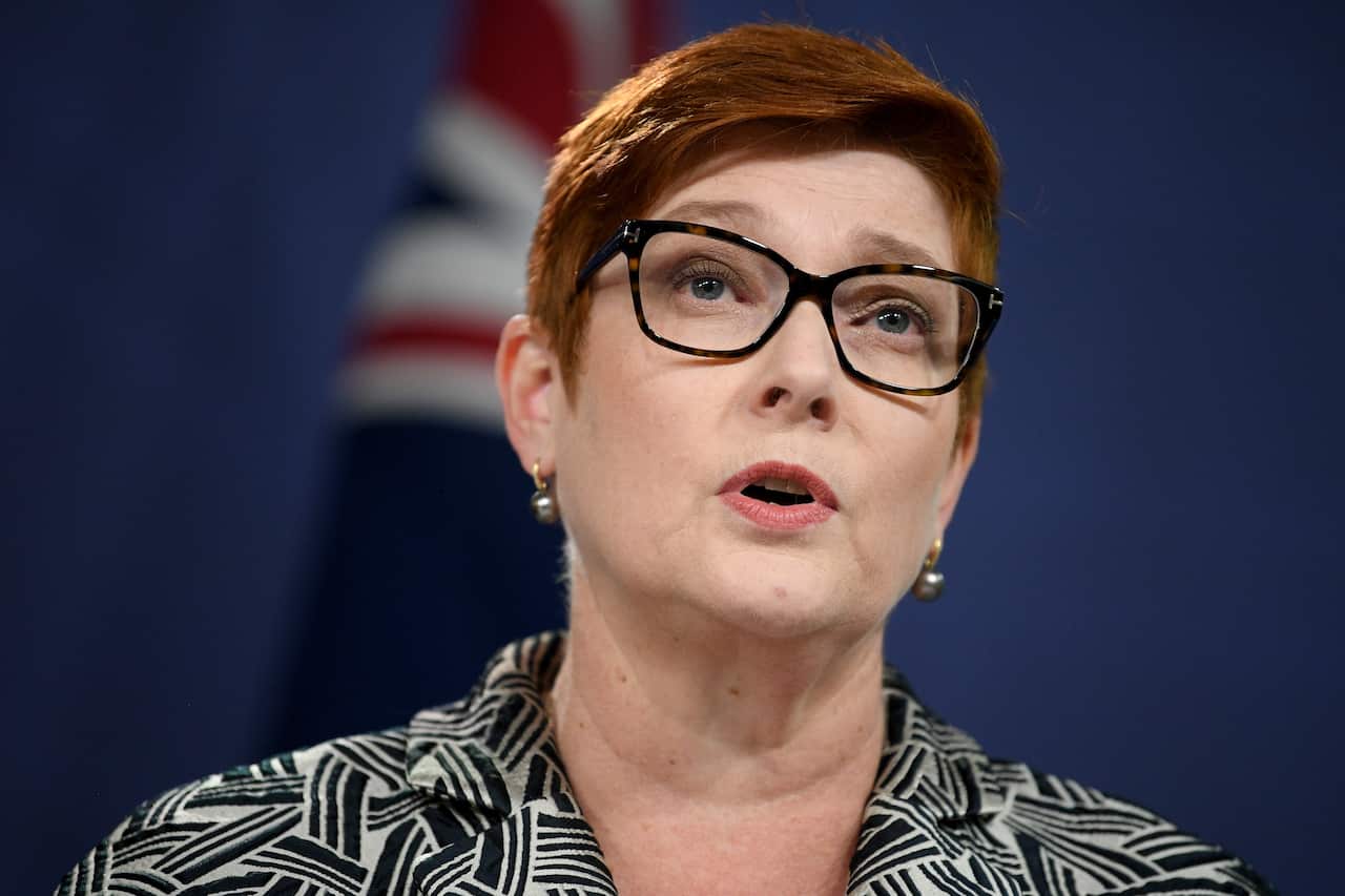Foreign minister Marise Payne tore up Victoria's Belt and Road agreements with China under foreign veto laws in April. 