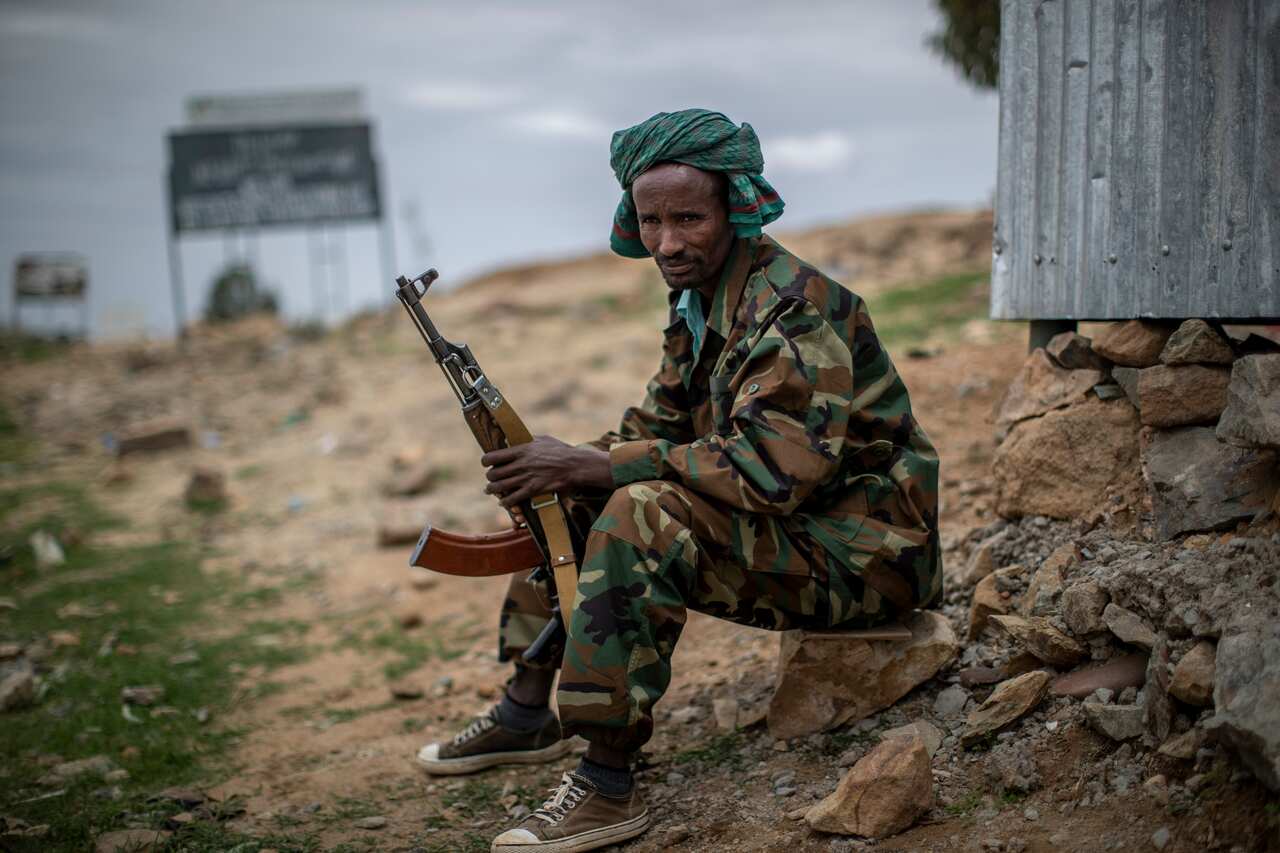 Un guerrigliero del TPLF 