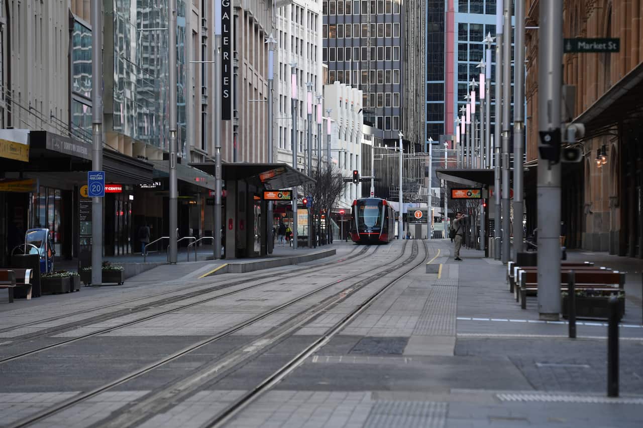A near empty George Street