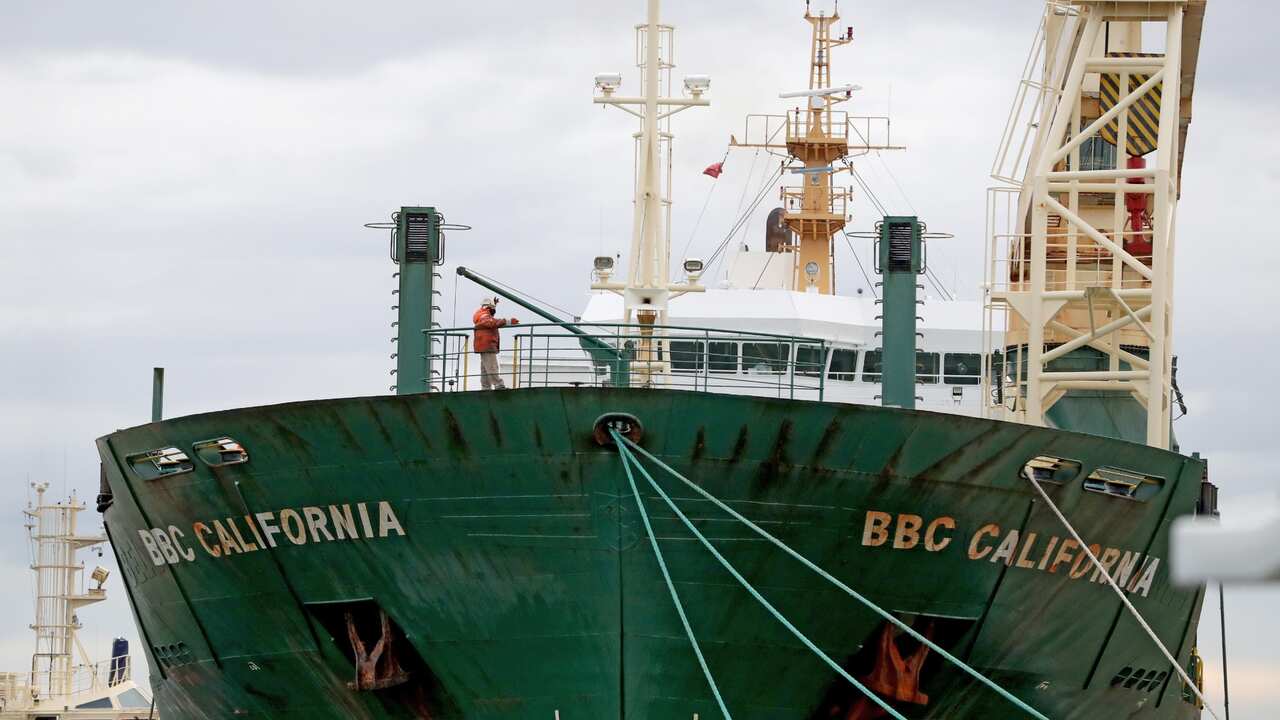 Navio BBC California em WA