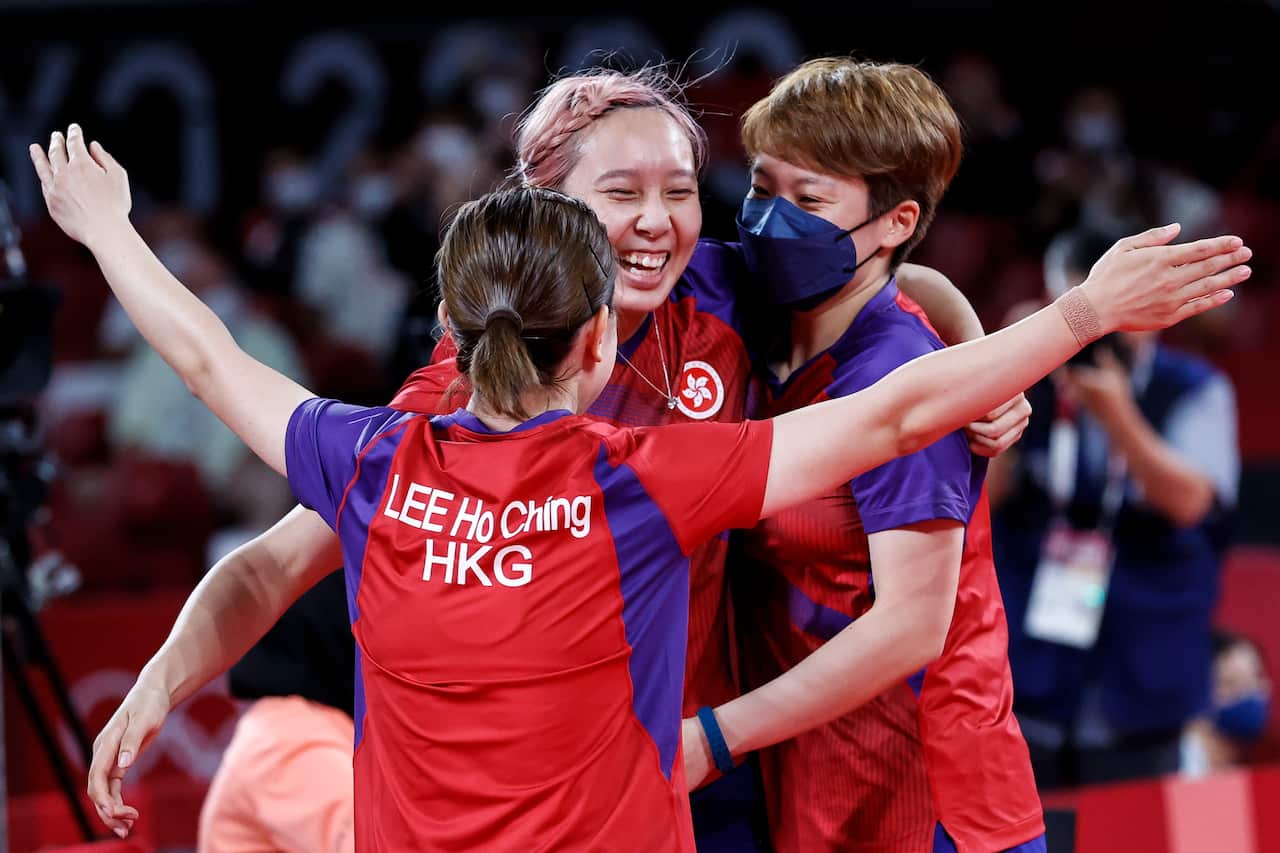 Lee Ho-ching, Soo Wai Yam Minnie and Doo Hoi-kem 