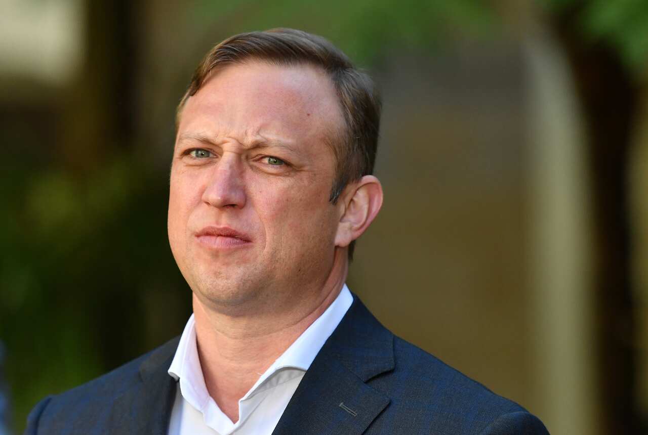 Deputy Premier Miles announced Queensland has recored a further 10 new cases of COVID-19 (AAP Image/Darren England) NO ARCHIVING                                                        