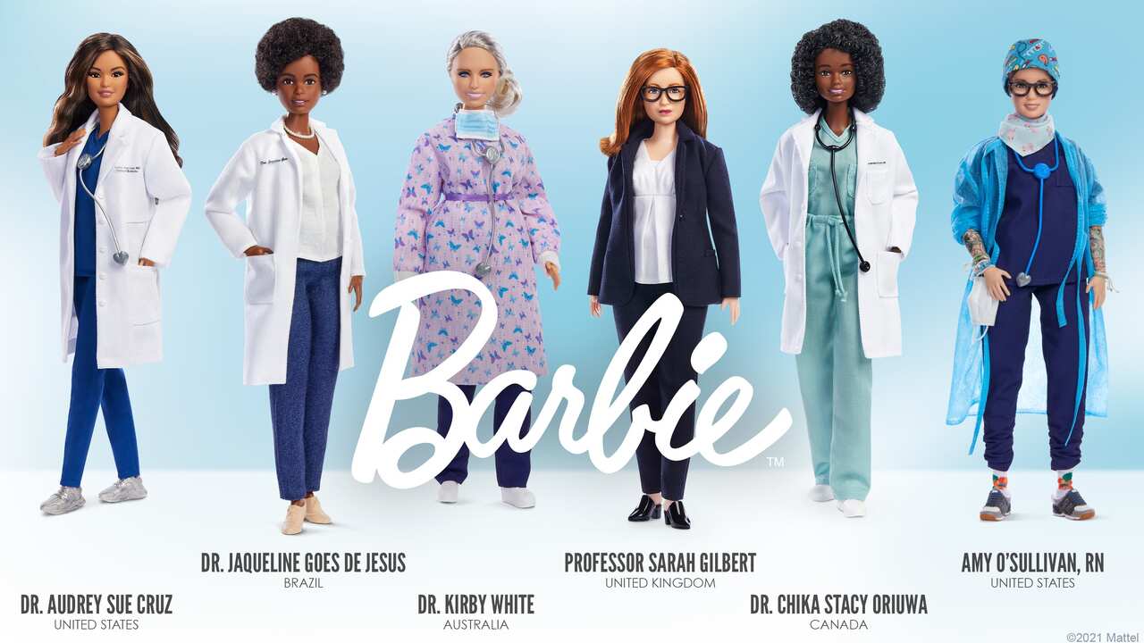 Heroic women who helped fight the Covid-19 pandemic are being immortalised as Barbie dolls.