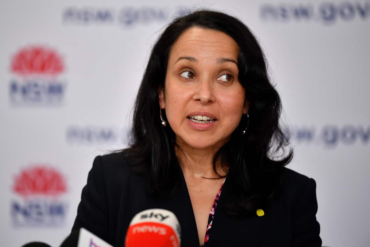 NSW Deputy Chief Health Officer Dr Marianne Gale speaks during a press conference in Sydney, Thursday, August 12, 2021.