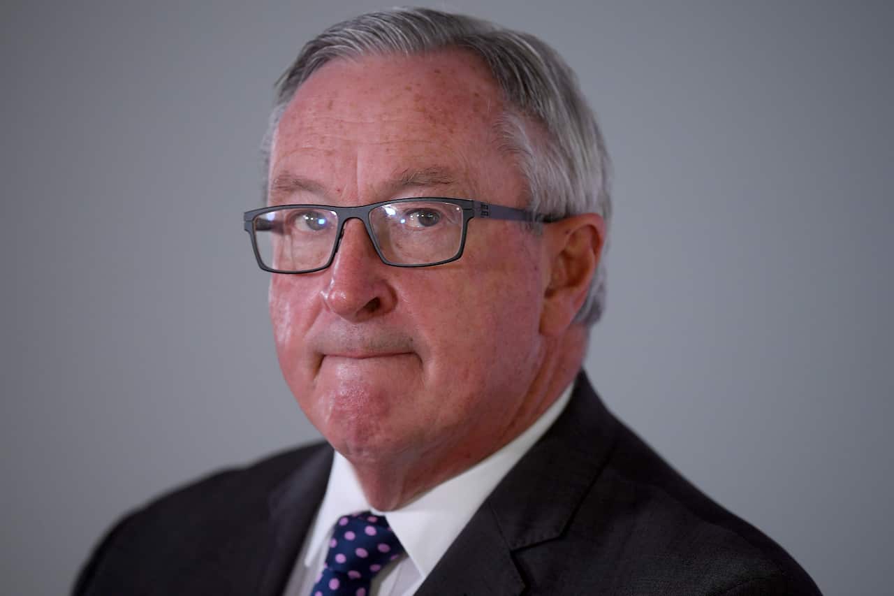 NSW Health Minister Brad Hazzard addresses media during apress conference in Sydney, Tuesday, August 31, 2021.(AAP Image/Dan Himbrechts) NO ARCHIVING