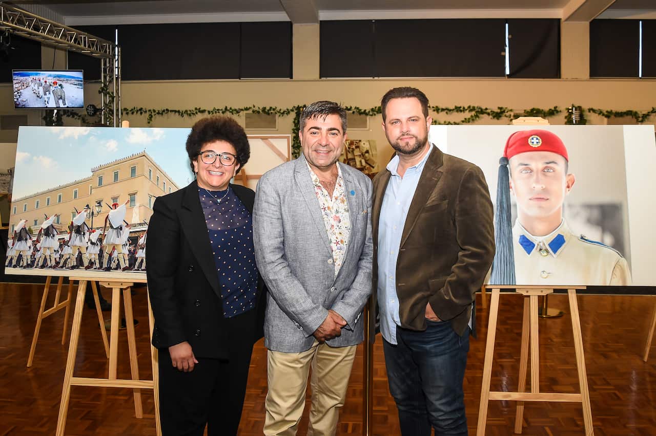 Eirini Alliyannis, Nick Bourdaniotis, George Karantonis. 