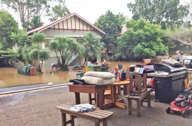 Flooding, including in Lismore (pictured), will affect the Australian economy, Treasurer Josh Frydenberg said.