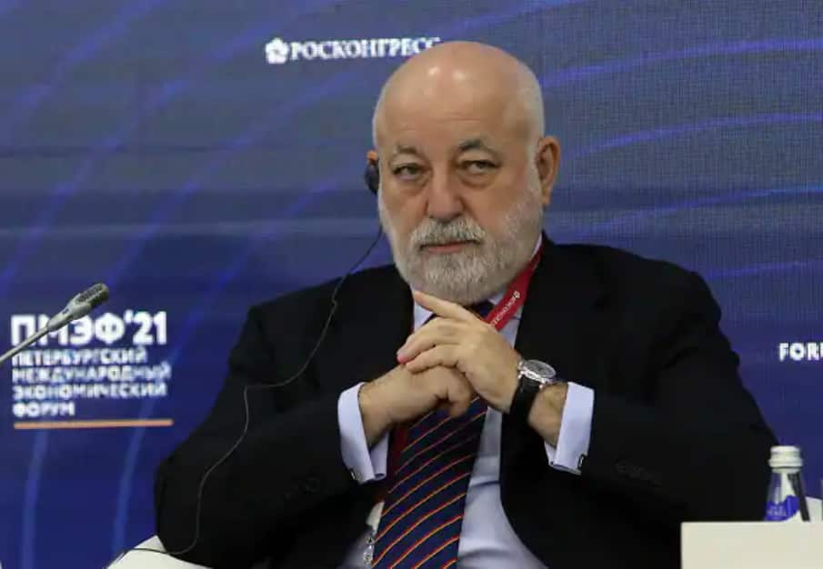 Russian billionaire and businessman Viktor Vekselberg at the 24th Saint Petersburg International Economic on 3 June 3, 2021.