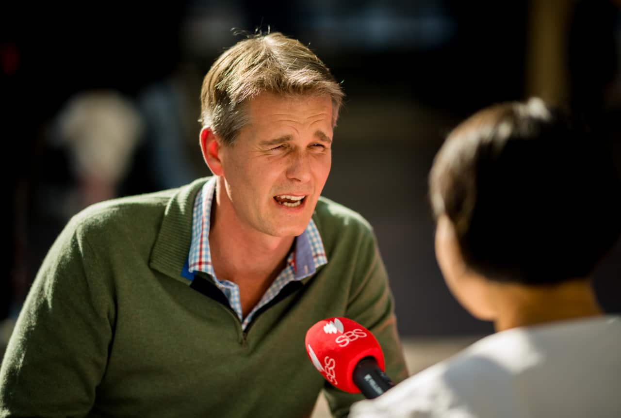 巴拉玛打(Parramatta)选区工党候选人安德鲁·查尔顿(Andrew Charlton)