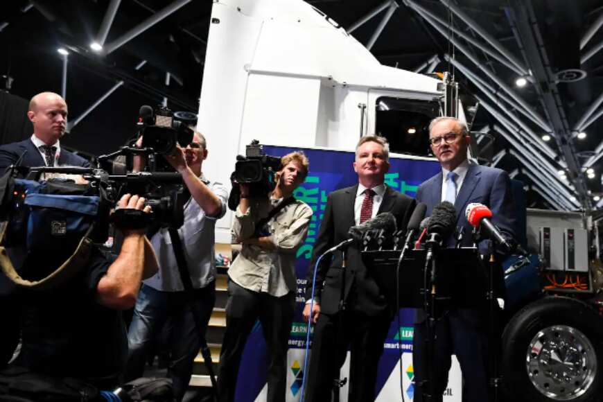 Anthony Albanese on Day 25 of the campaign in Sydney